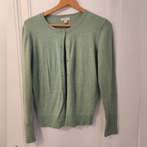 Seafoam green lightweight cardigan